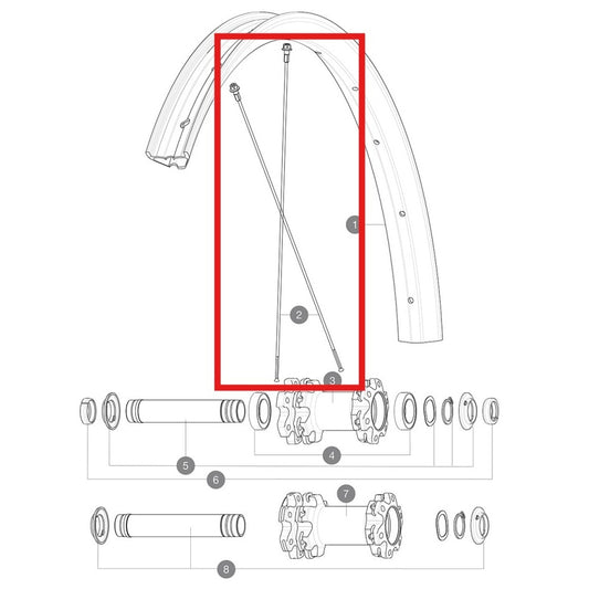 SÆT MED 12 MAVIC CROSSONE/CROSSRIDE FTSX/CROSSMAX/XA 27,5" 276 MM BAGESTE EGER