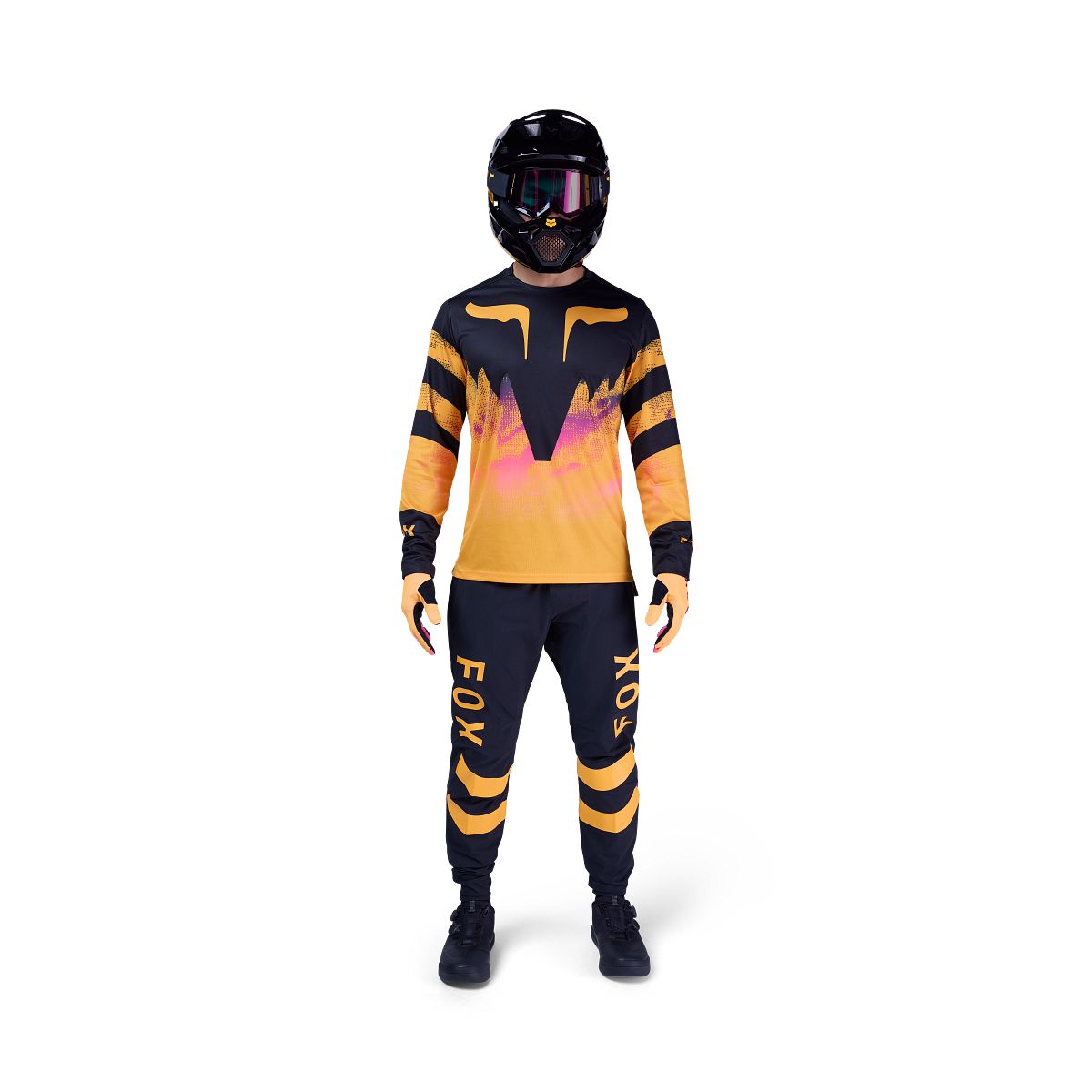 FOX RANGER KAIROS Langærmet Jersey Sort/Orange