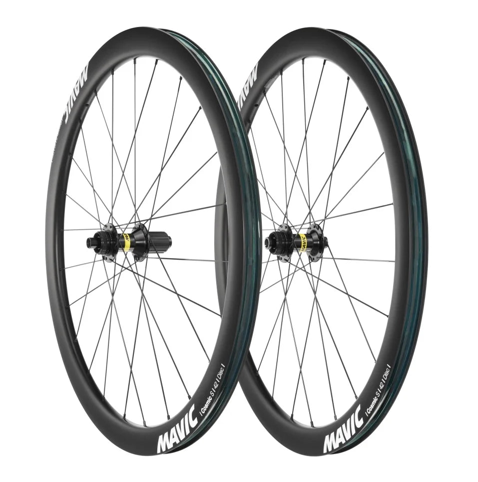 Par MAVIC COSMIC S 42 DISC Tubeless Ready-hjul (Center Lock)