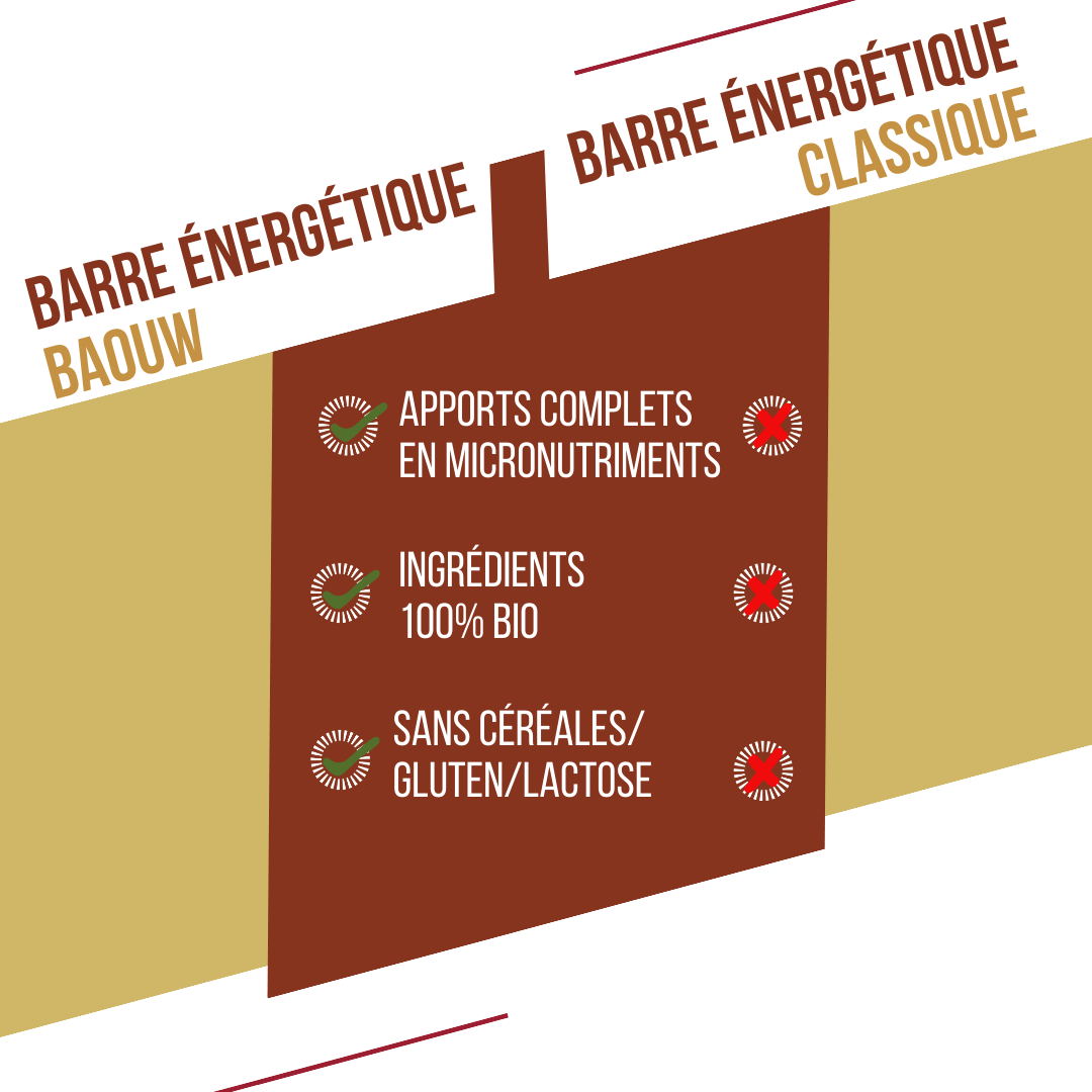 BAOUW ORGANIC EXTRA Vanilla-Macadamia Energy Bar (50 g)