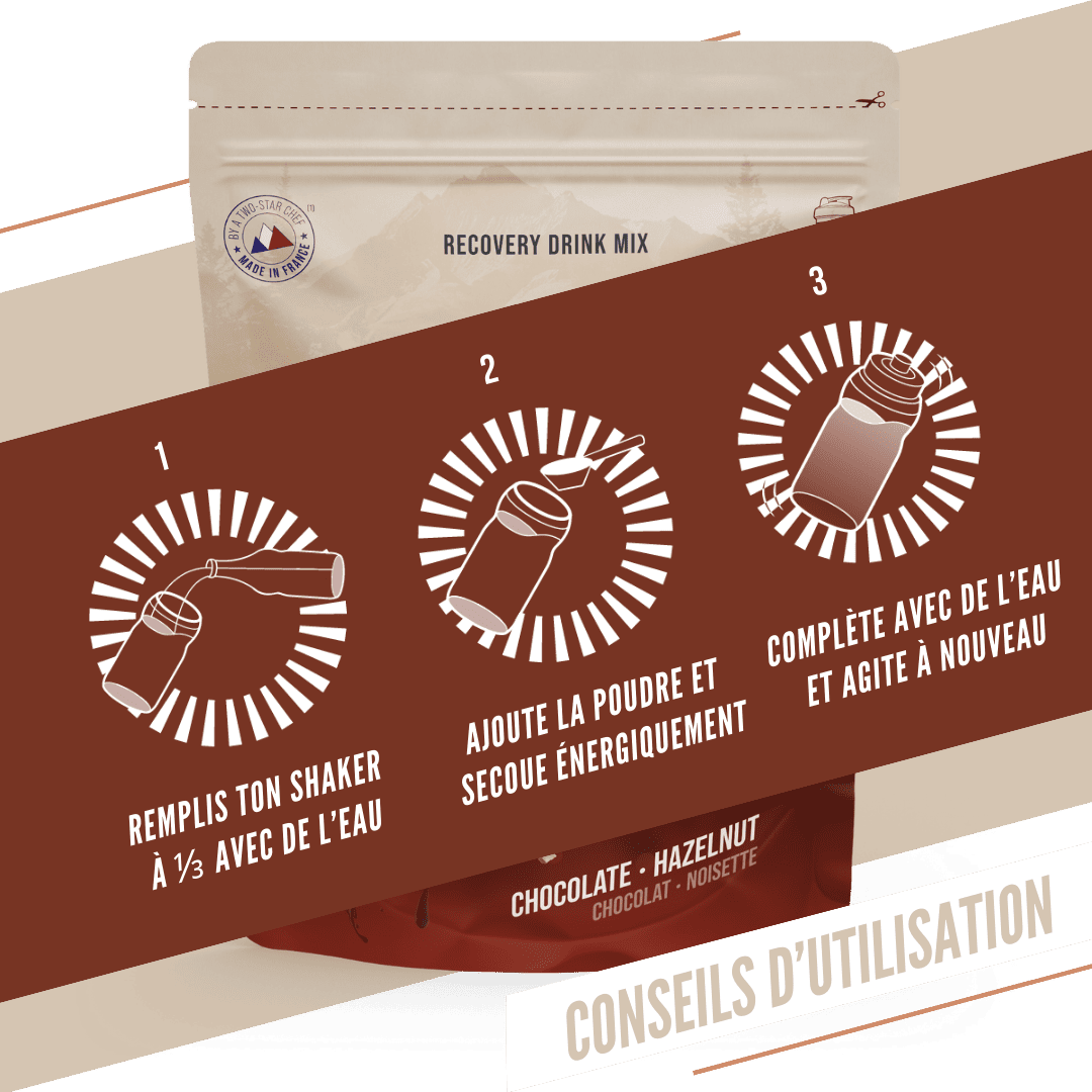 BAOUW RECOVERY Drink (500 g) Chokolade og hasselnød