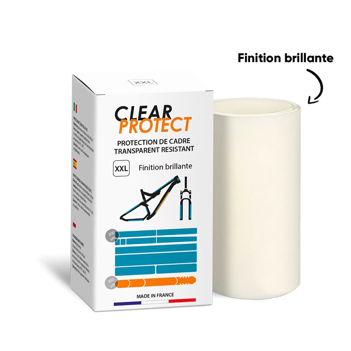 Selvklæbende rammebeskyttelse CLEARPROTECT PACK XXL Glossy