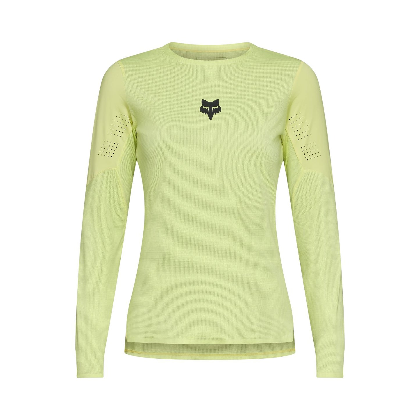 FOX FLEXAIR Ladies Long Sleeve Jersey Yellow Lime