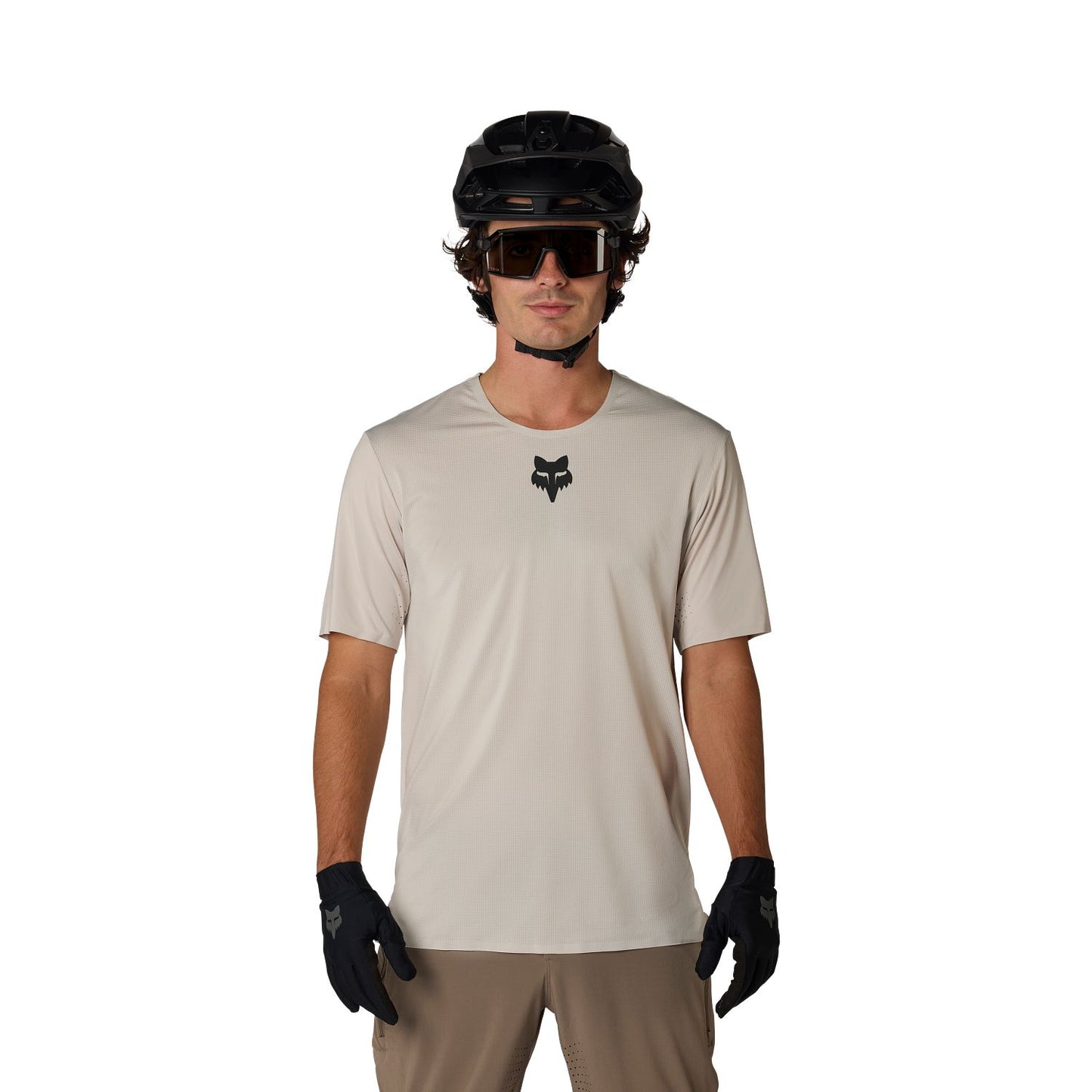 FOX FLEXAIR Short Sleeve Chalk Jersey