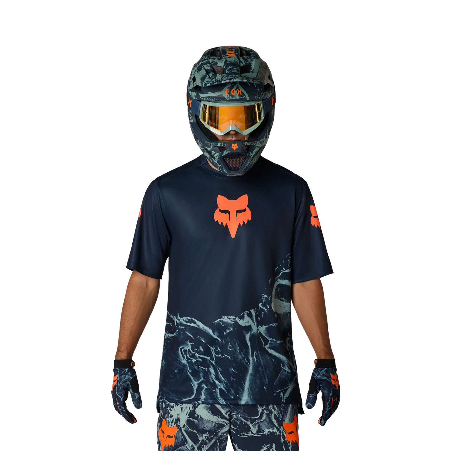 FOX RANGER IMAGE PRINT Kortærmet Jersey Arctic Blue