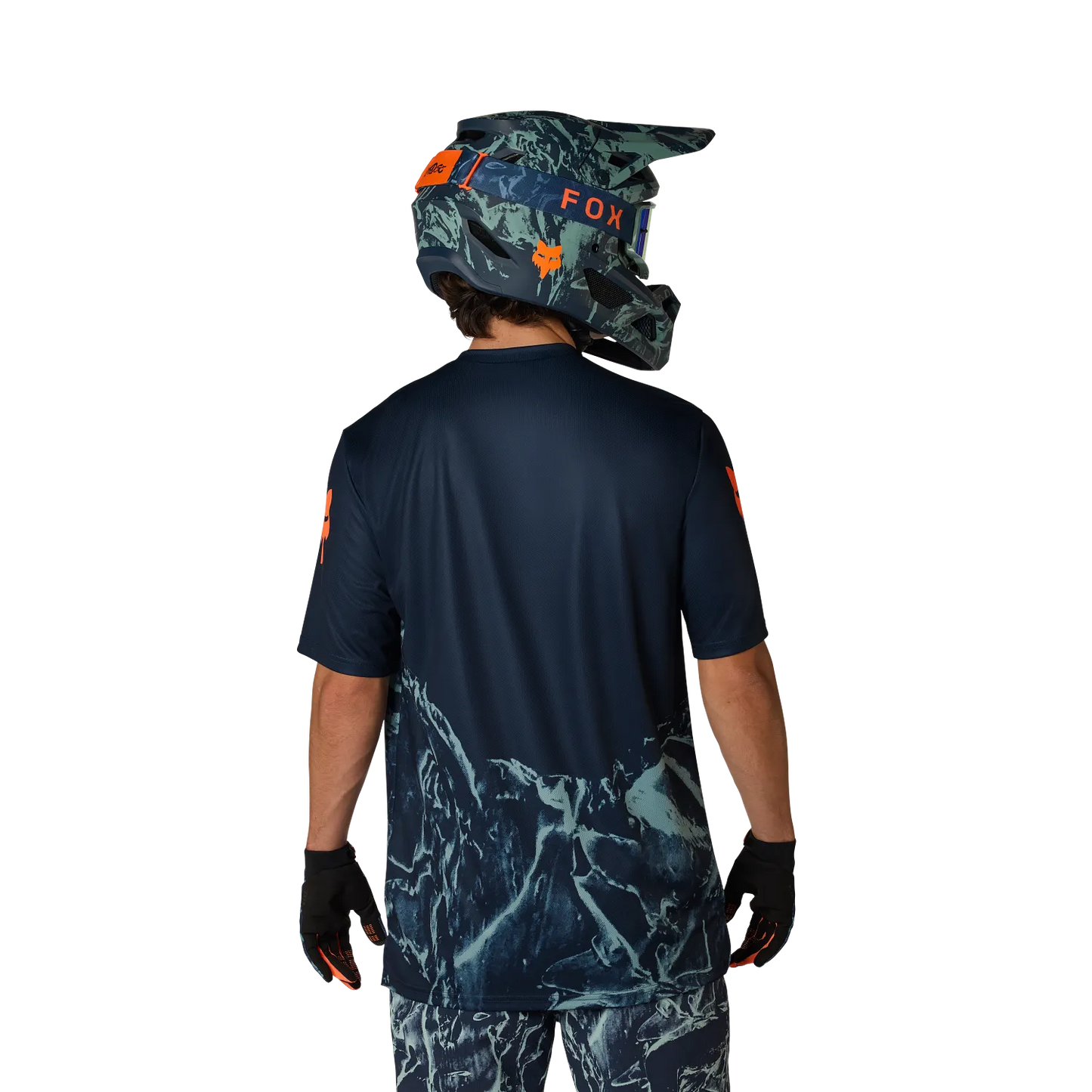 FOX RANGER IMAGE PRINT Kortærmet Jersey Arctic Blue