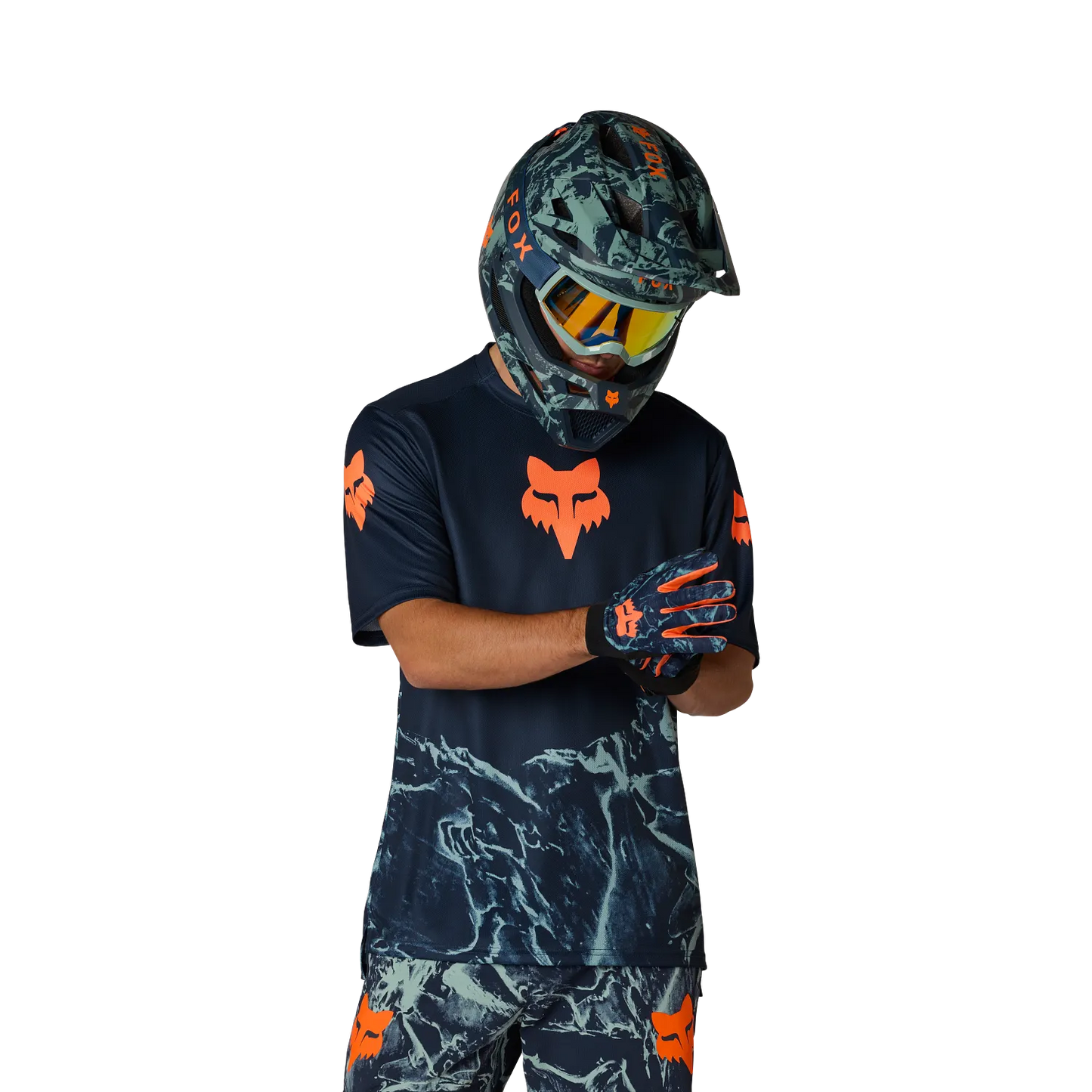 FOX RANGER IMAGE PRINT Kortærmet Jersey Arctic Blue