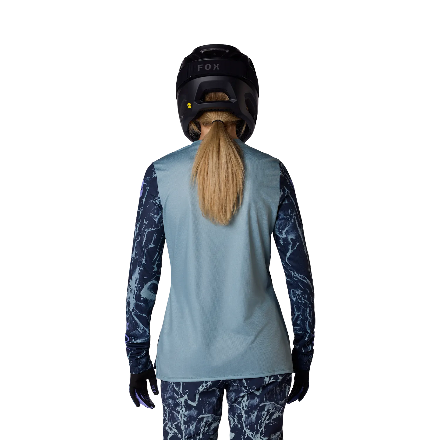 FOX RANGER IMAGE PRINT Langærmet Jersey til damer Blå