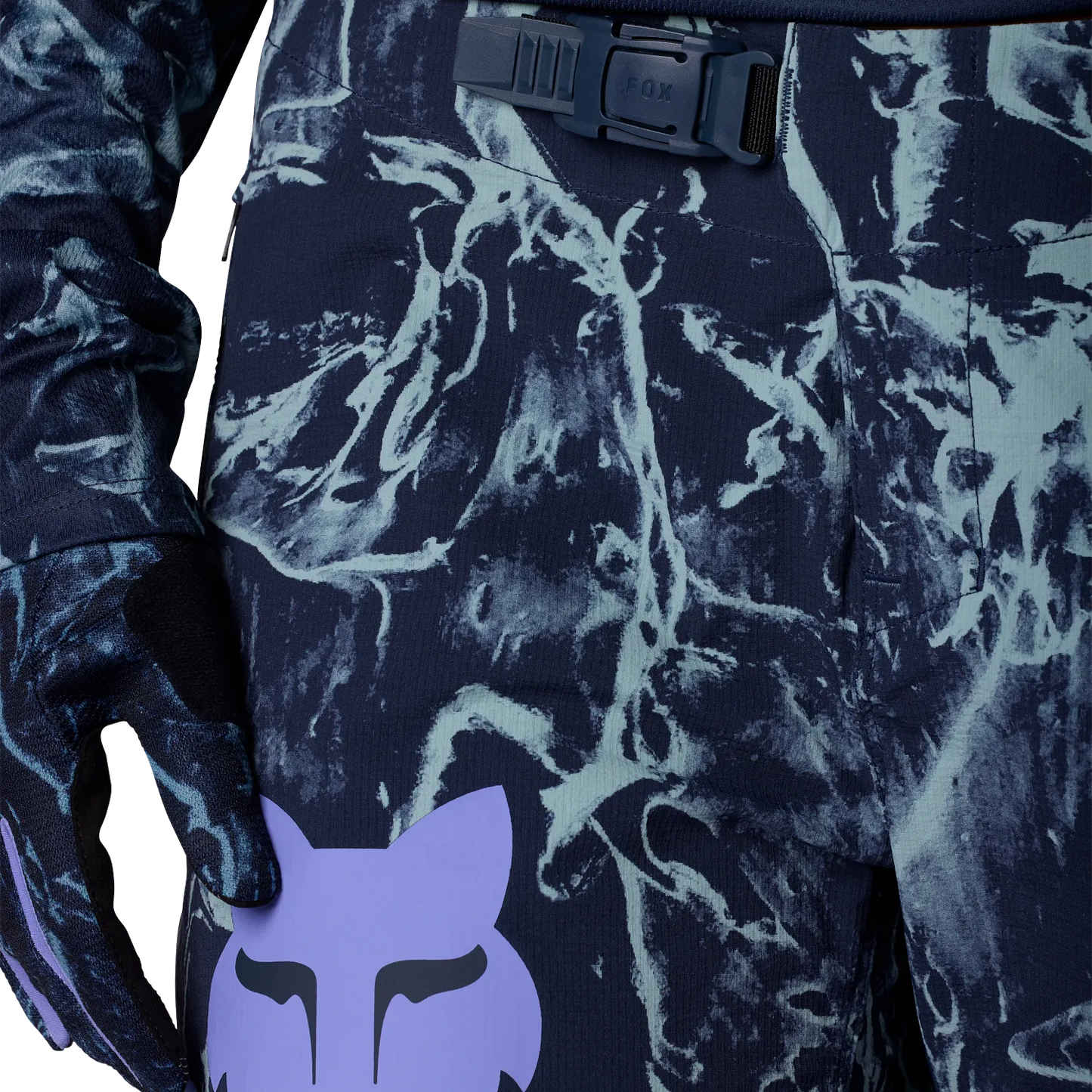 FOX RANGER IMAGE PRINT-bukser til kvinder Arctic Blue
