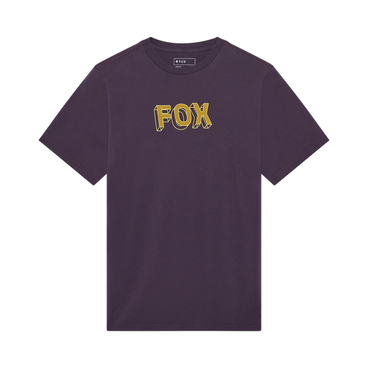 T-Shirt FOX IMAGE PRINT 195 ORIGINAL Short Sleeve Purple Plum Perfect