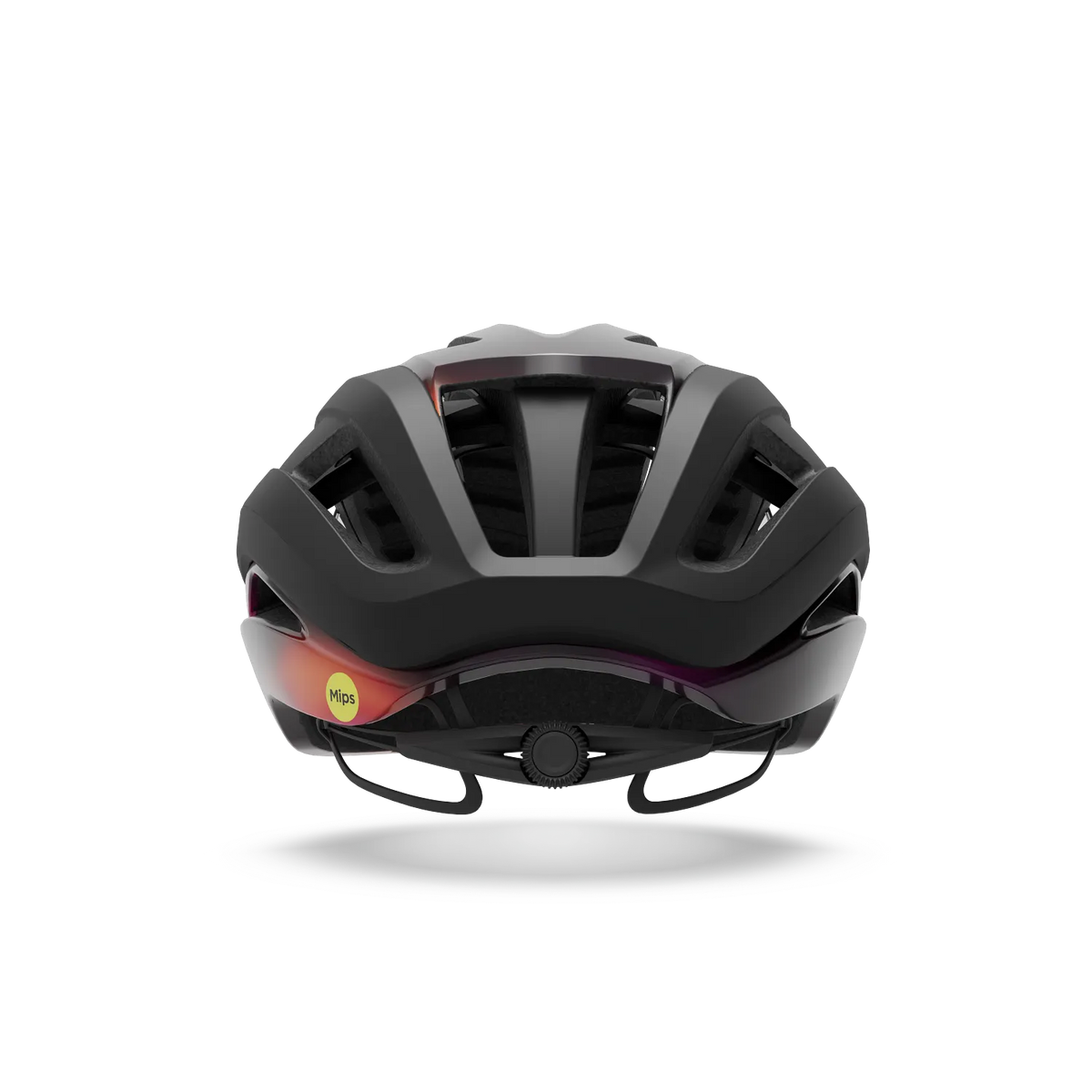 GIRO ARIES MIPS SPHERICAL landevejshjelm sort/orange