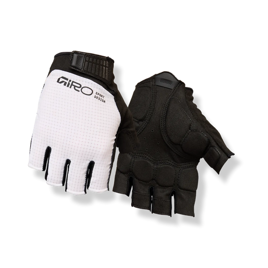 Korte Handsker GIRO BRAVO II Gel Hvid