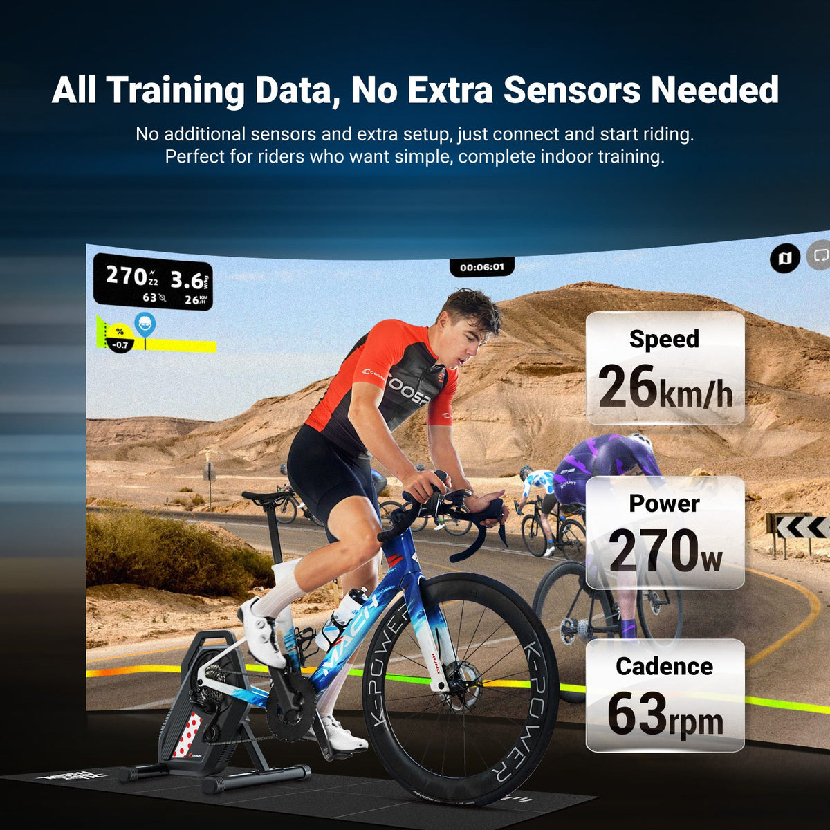 COOSPO T10 smart hometrainer
