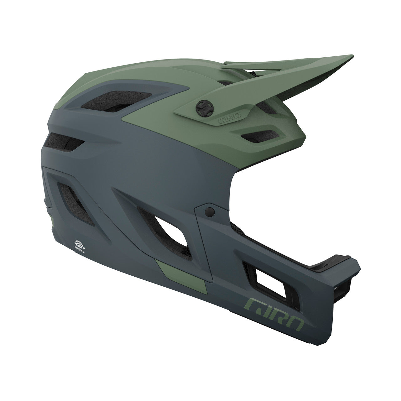 GIRO COALITION MIPS SPHERICAL MTB-hjelm grå/grøn