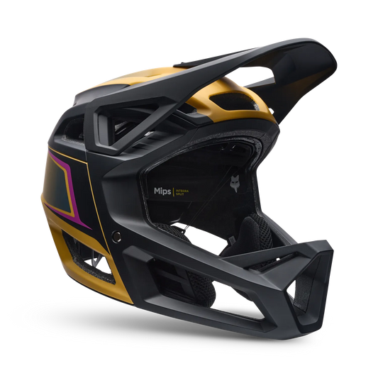 MTB-hjelm FOX PROFRAME RS HEATSTACK Gul