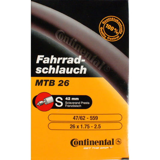 CONTINENTAL 26x1,75-2,5 Presta 42 mm slange