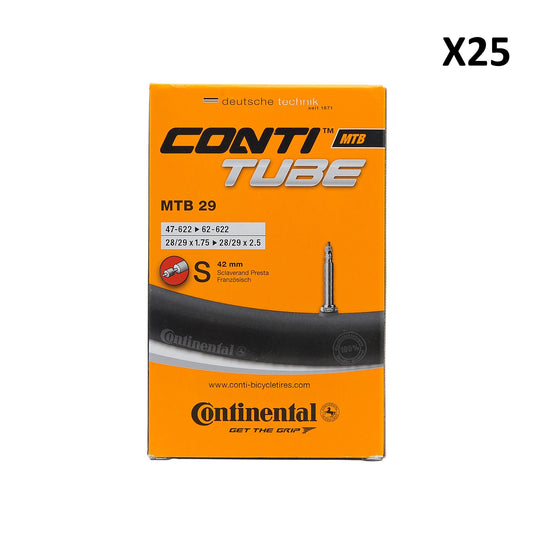 CONTINENTAL slange 29x1.75-2.5 Presta 42mm (25 pakke)