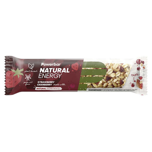 POWERBAR NATURAL ENERGY Bar (40 g) Jordbær Tranebær