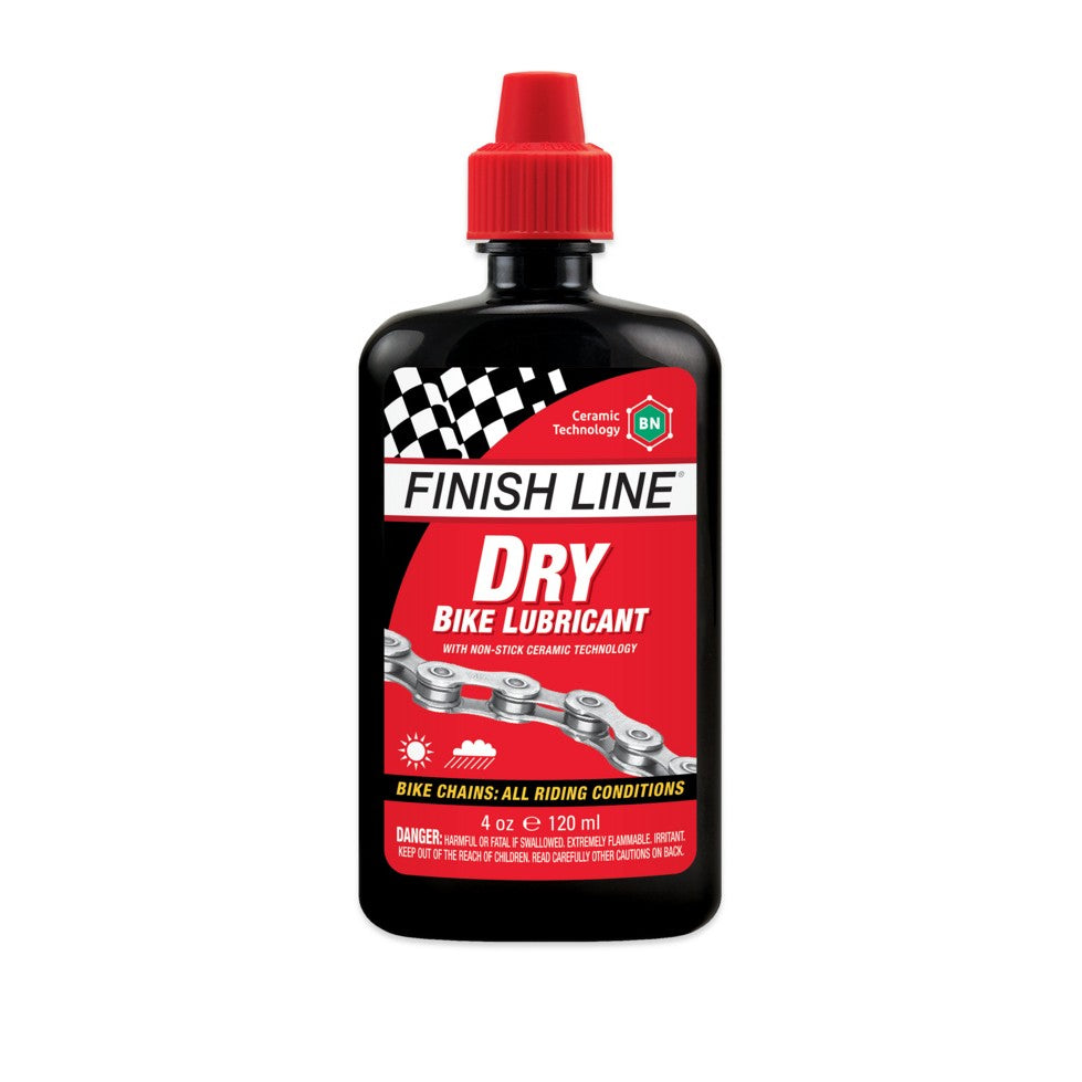 Kædesmøremiddel FINISH LINE DRY LUBE Teflon - Alle Forhold (120 ml)