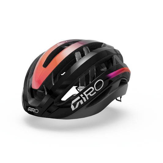GIRO ARIES MIPS SPHERICAL SUNSET landevejshjelm sort/orange