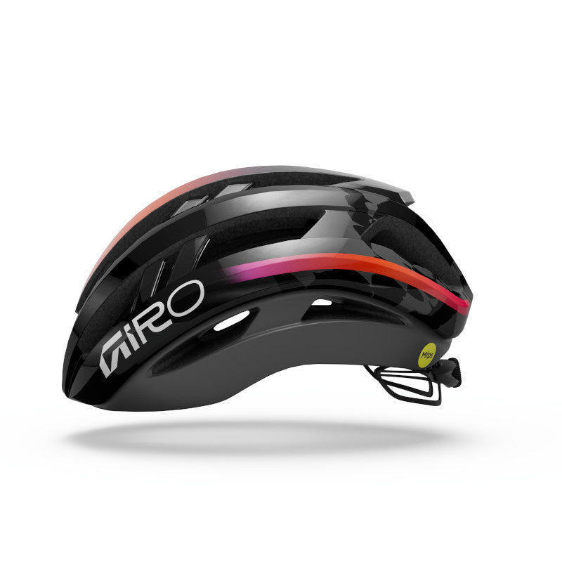 GIRO ARIES MIPS SPHERICAL SUNSET landevejshjelm sort/orange