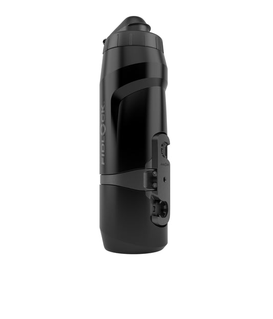 FIDLOCK TWIST-flaske med ekstra tilbehør til flaske (800 ml) Sort