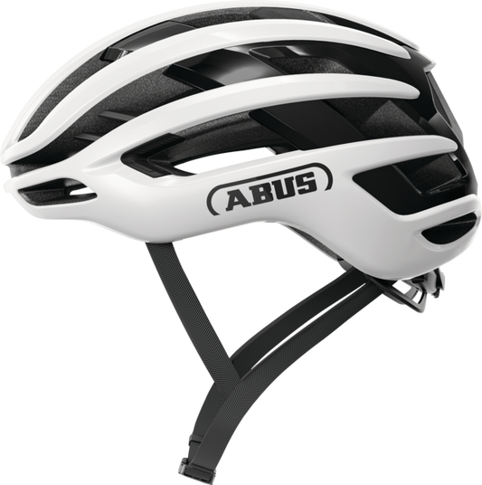 ABUS AIRBREAKER 2.0 landevejshjelm skinnende hvid