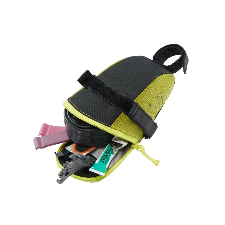 VAUDE RACE LIGHT LUMINUM Sadeltaske Gul