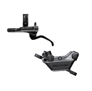 SHIMANO Deore M6220 Forbremse 4 Stempler Harpiksklodser (1000 mm Slange)