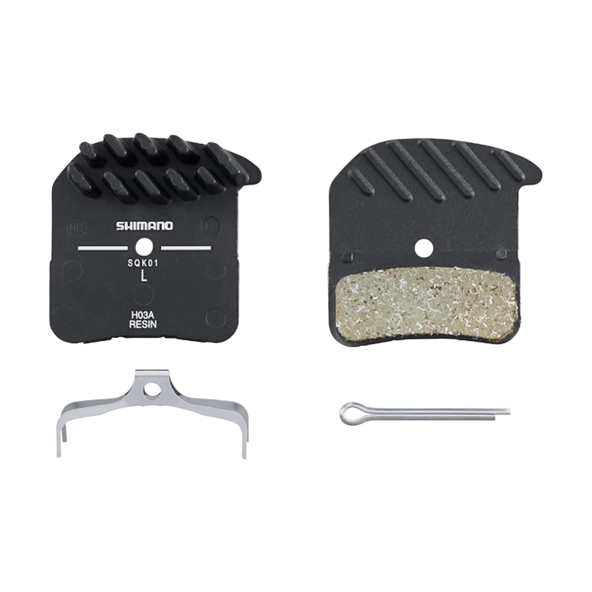 SHIMANO H03A 4 Pistons SAINT / XT 8020 / ZEE ventilated organic brake pads