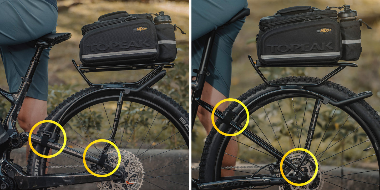 MTB-bagagebærer TOPEAK TETRARACK M2 HD Sort