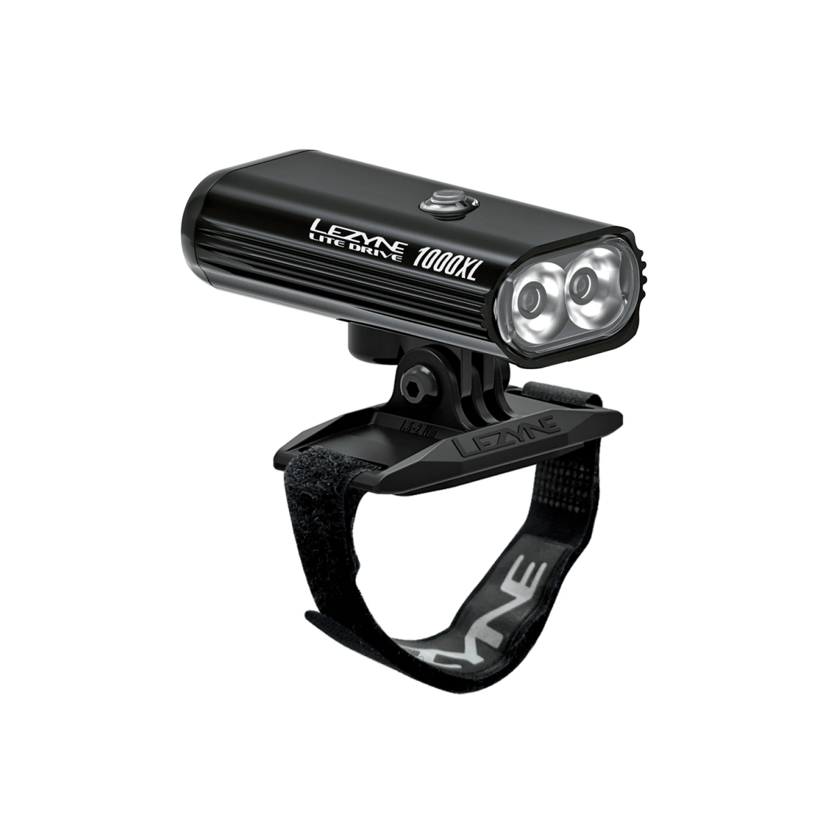 LEZYNE HELMET LITE DRIVE 1000XL forlygte Sort