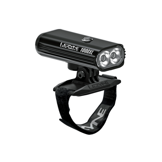 LEZYNE HELMET LITE DRIVE 1000XL forlygte Sort