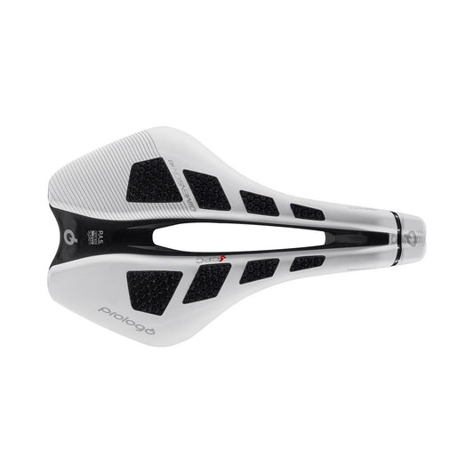 Sadel PROLOGO DIMENSION CPC Tirox skinner bredde 143mm Hvid