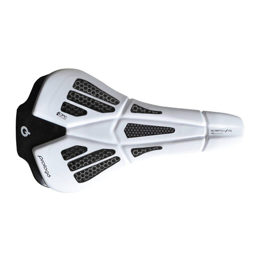 PROLOGO SCRATCH M5 CPC Sadel Tirox Skinner 140mm Bredde Hvid