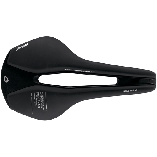 Sadel PROLOGO NAGO R4 PAS Tirox Skinner bredde 147mm Sort