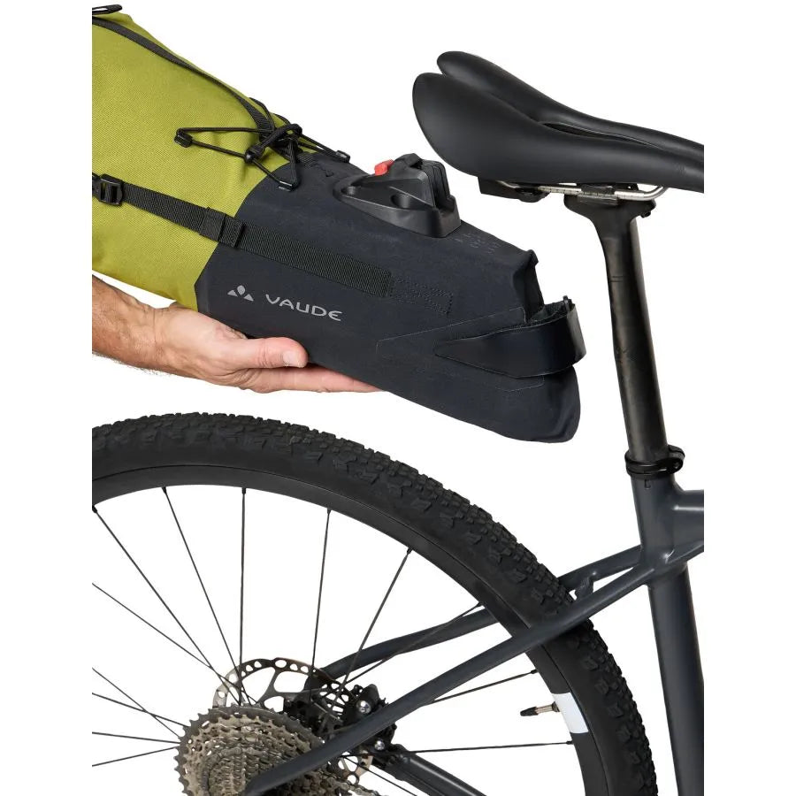 VAUDE TRAILSADDLE COMPACT L 10,5 L Sadeltaske Sort/Grøn