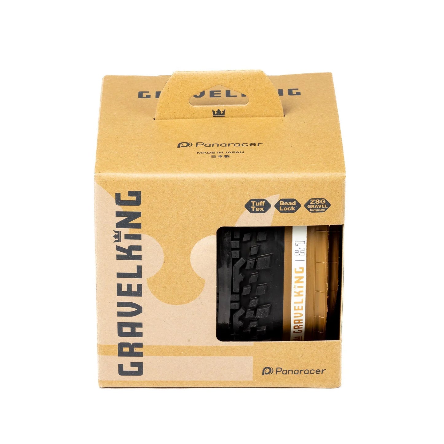 PANARACER GRAVELKING SEMISLICK TLR 700x40c tire Tubeless Ready Beige