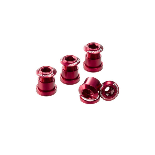 Set of 4 REVERSE COMPONENTS Chimney Screws Red