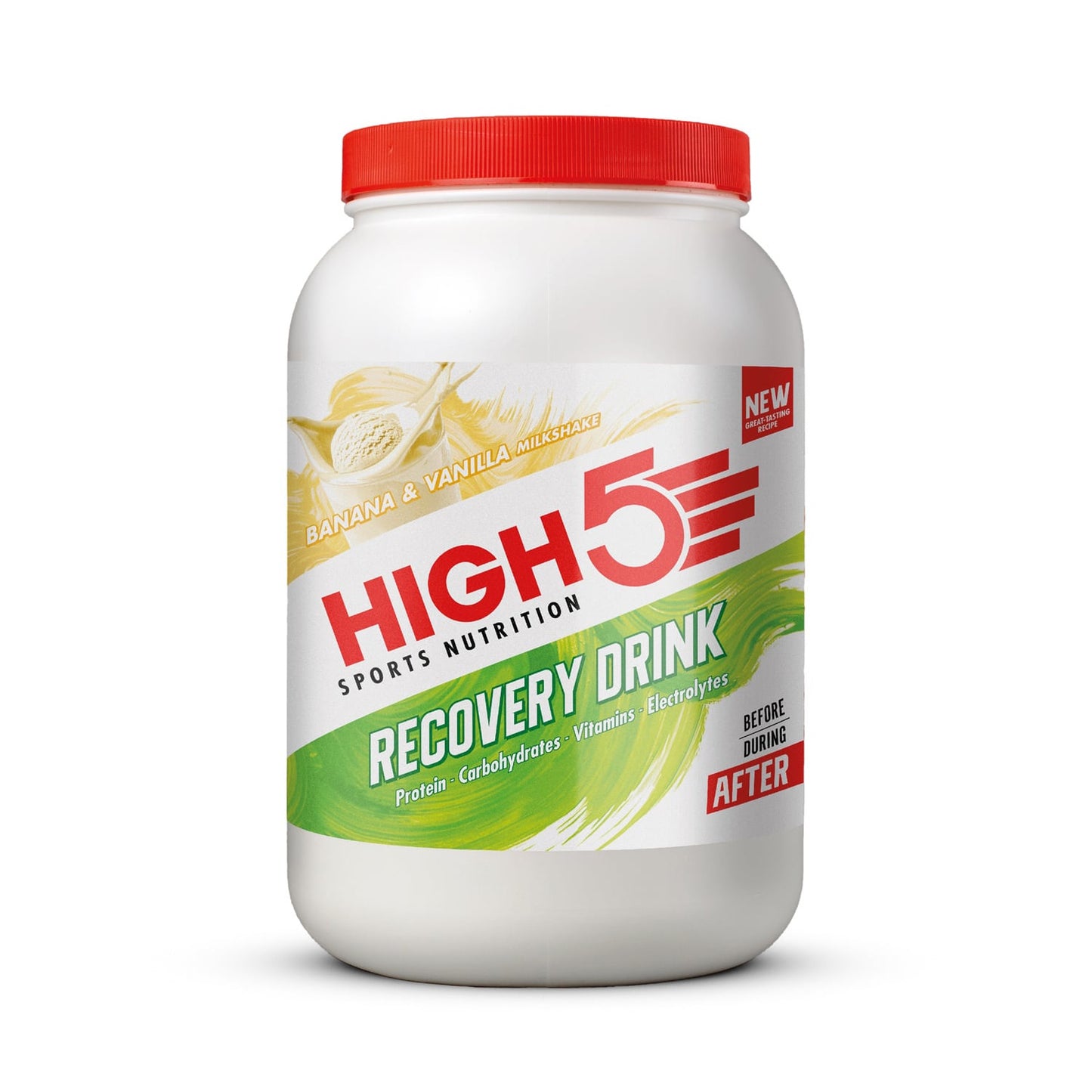 Recovery-drik High5 RECOVERY DRINK (1,6 kg) Banan-vanilje-milkshake