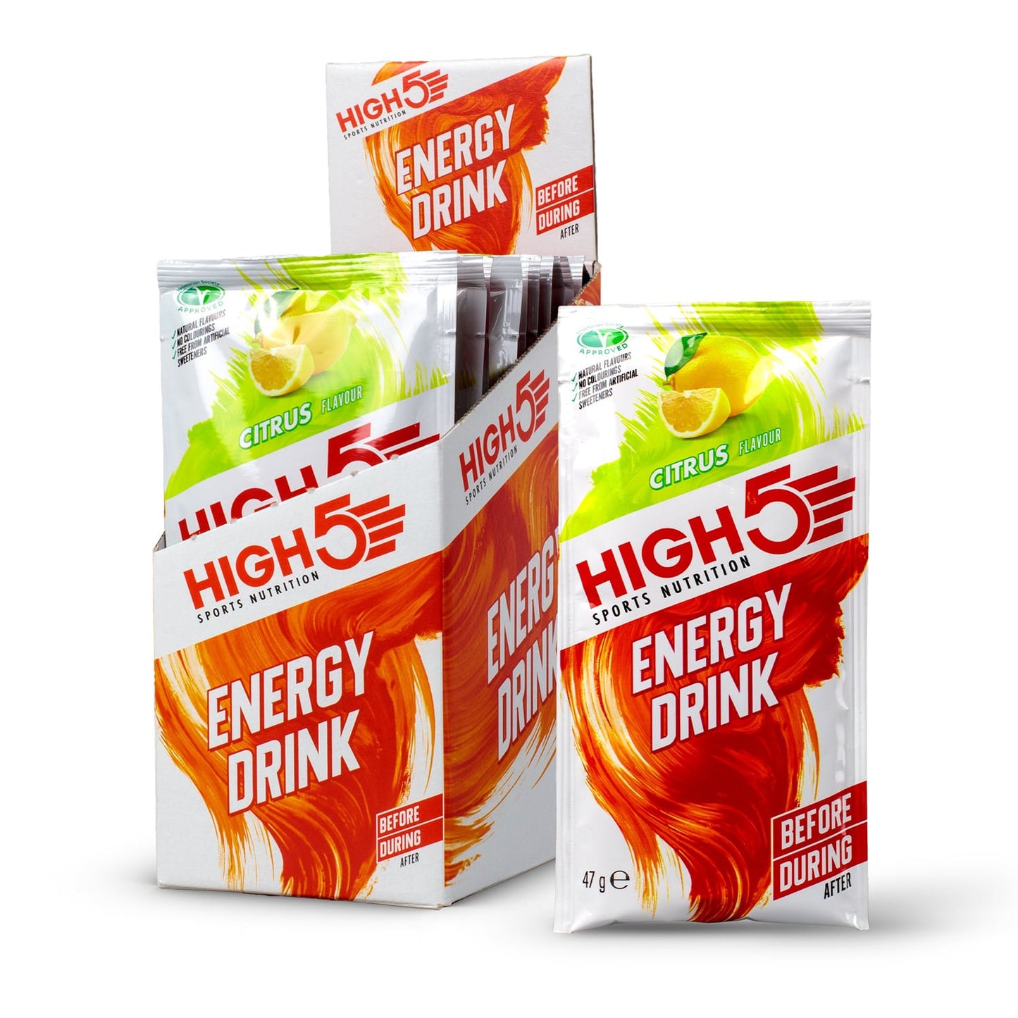 Energidrik High5 ENERGY DRINK CAFFEINE HIT (47 g) Lemon