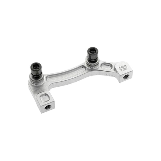 Adapter til forreste/bageste caliper PM/IS HOPE (forreste 203 mm/bageste 183 mm) #HBMB Silver