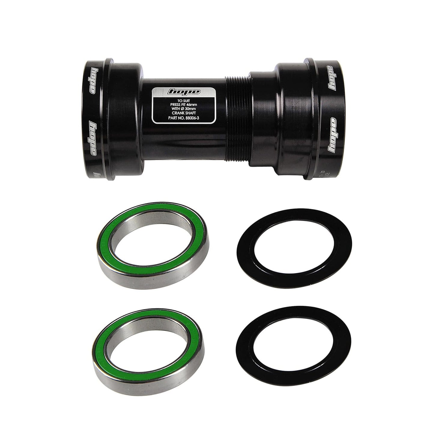 HOPE PF30/46 68/73 mm kranksæt 30 mm aksel #BBPF467330SSN