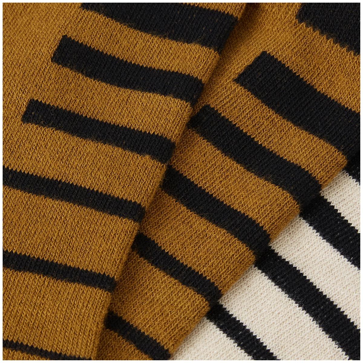 ENDURA COOLMAX STRIPE 2 Pairs Bronze/Red Socks