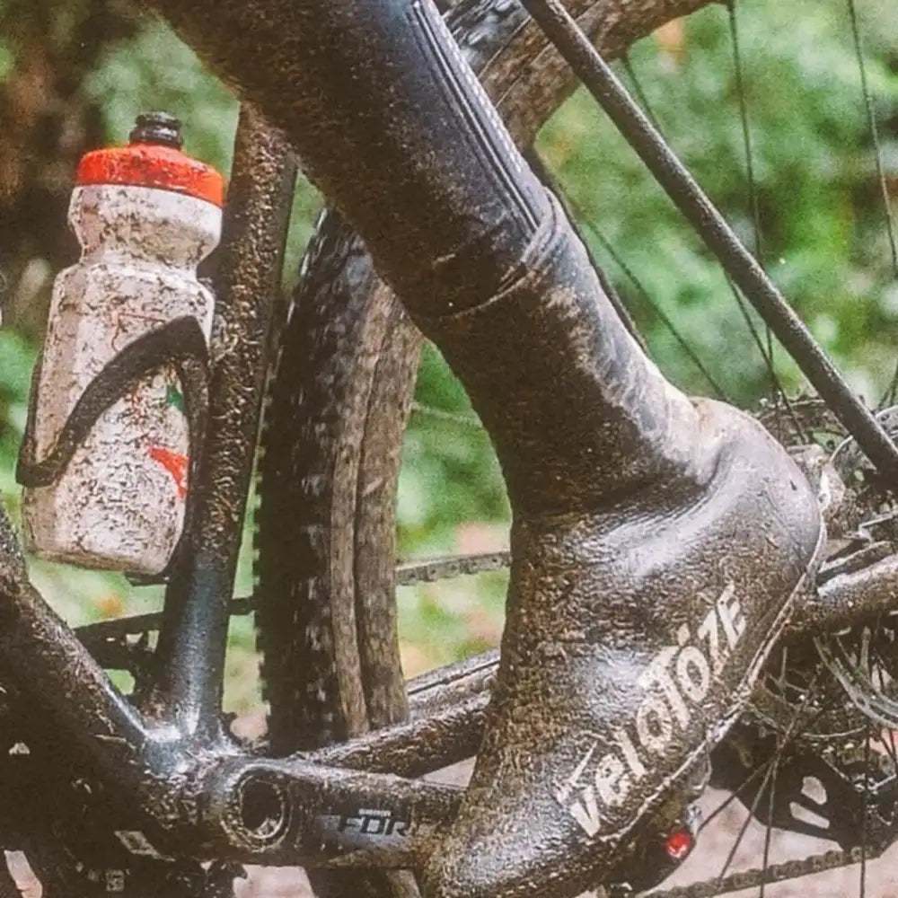 VELOTOZE HAUTES 2.0 SUPER STRONG skoovertræk, sort/hvid
