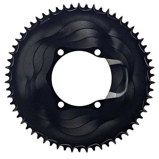 ALUGEAR AERO Mono Chainring 12V 110 BCD for Shimano Black