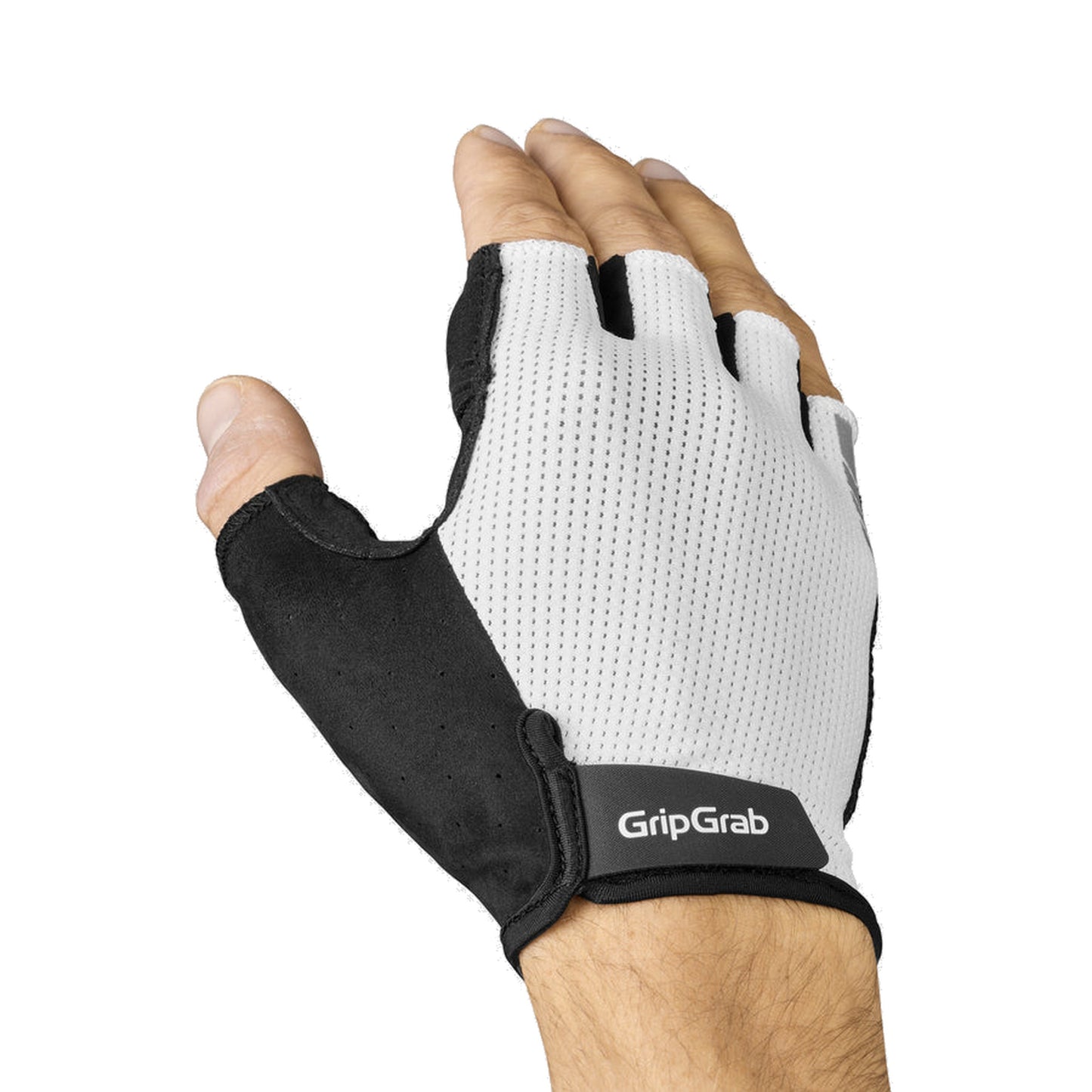 Korte handsker GRIPGRAB EXPLR RC MAX, hvid