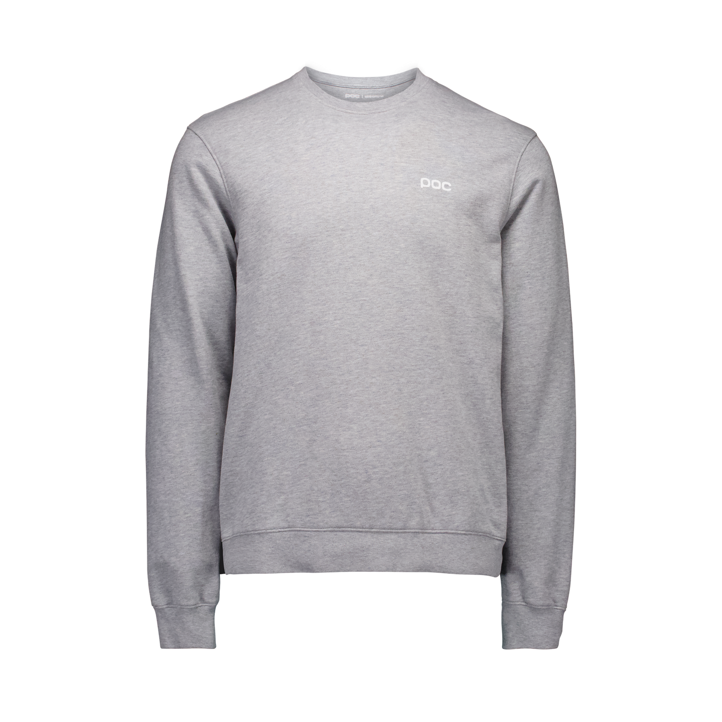 POC-sweat grå/hvid
