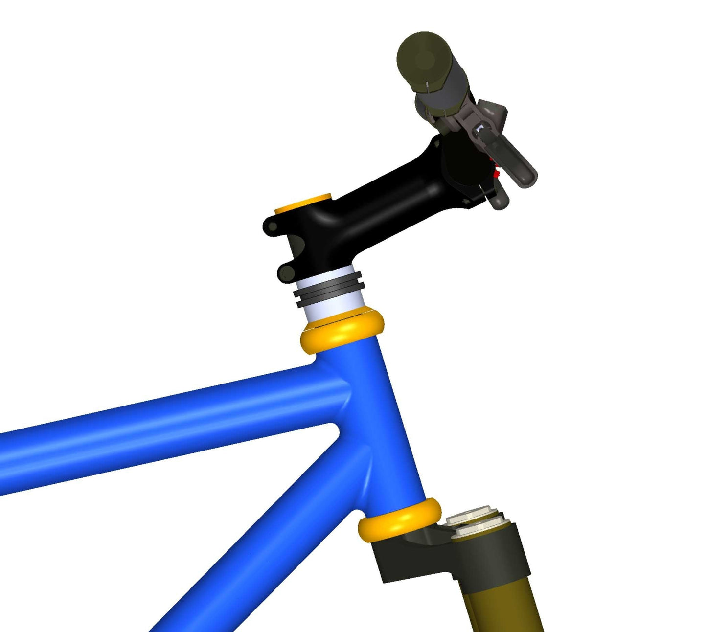 MAC RIDE afstandsstykke til GIANT OVERDRIVE 2