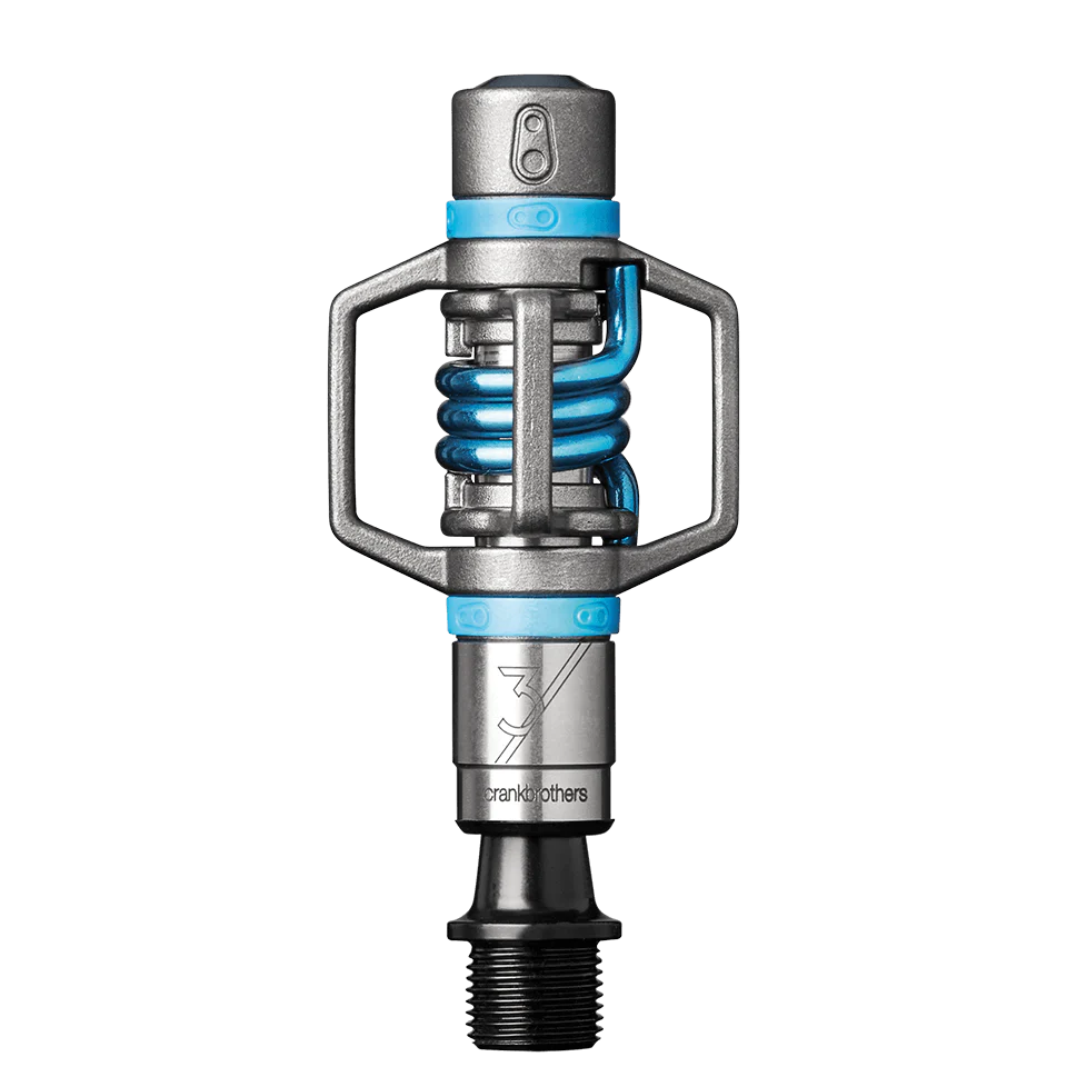 CRANKBROTHERS EGG BEATER 3 pedaler Sølv/blå